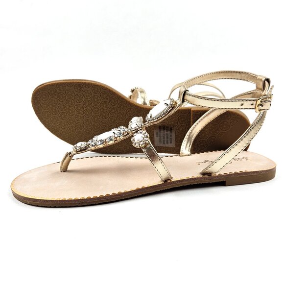 Lilly Pulitzer Katie Embellished Sandals Gold/Resort White - Picture 4 of 9
